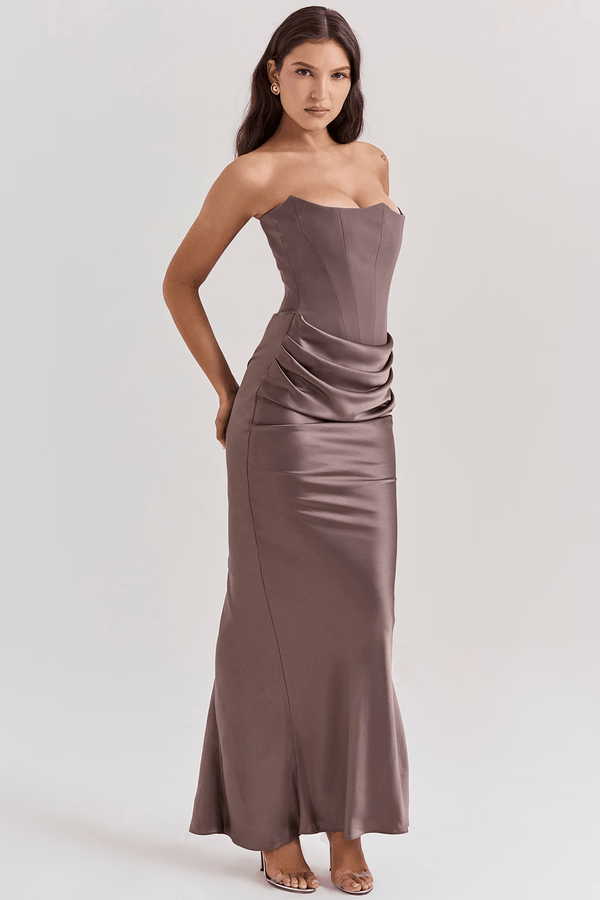 Bella | Elegantes trägerloses Kleid