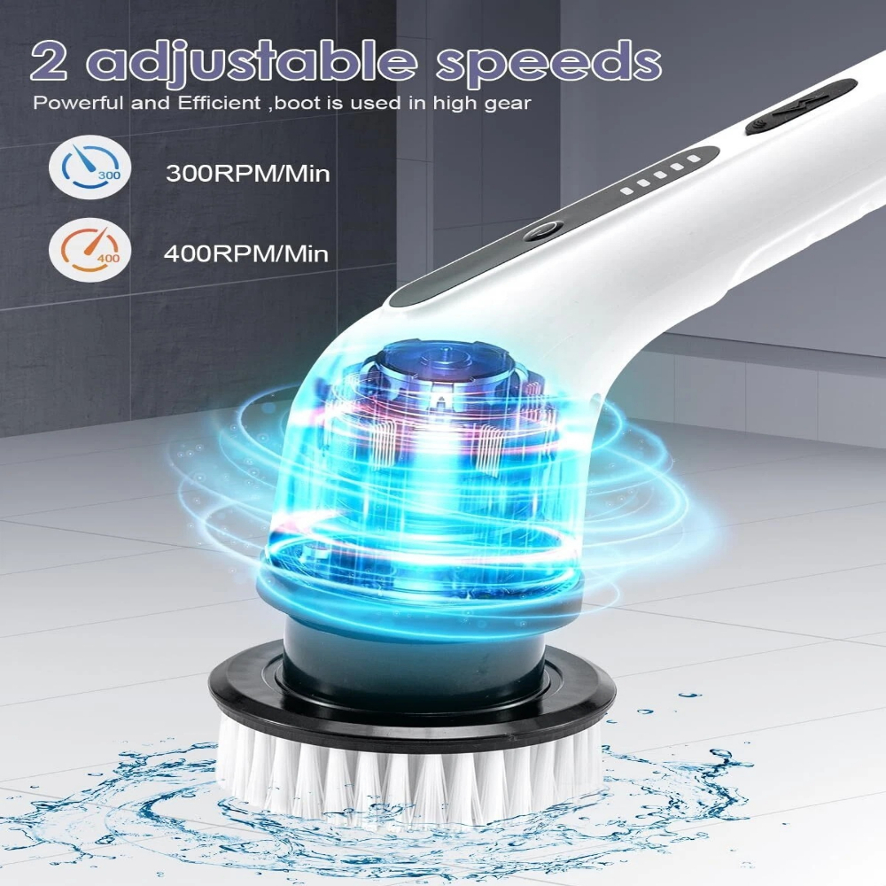 Power Scrub™ | Waterdicht, draadloos, inclusief 9 verwisselbare accessoires