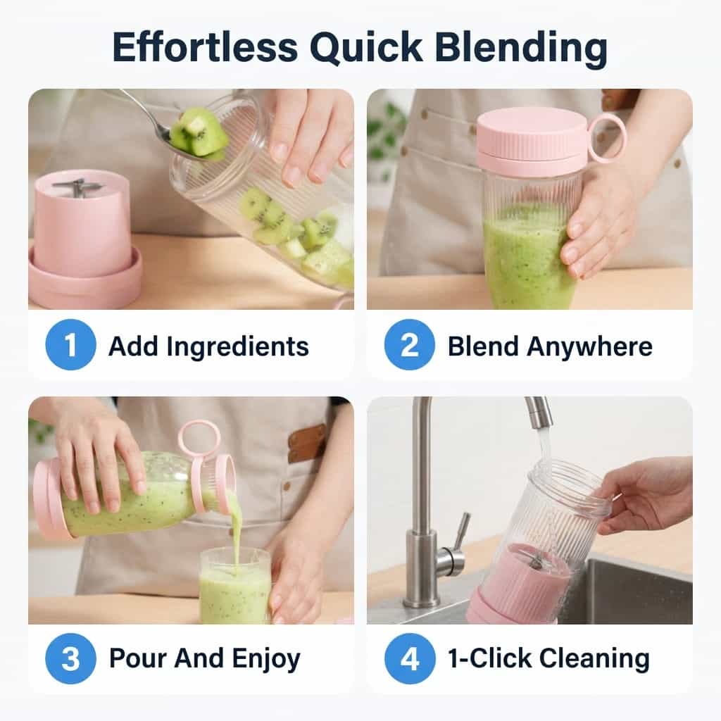 Blend Pro™ — gebruik in 5 stappen