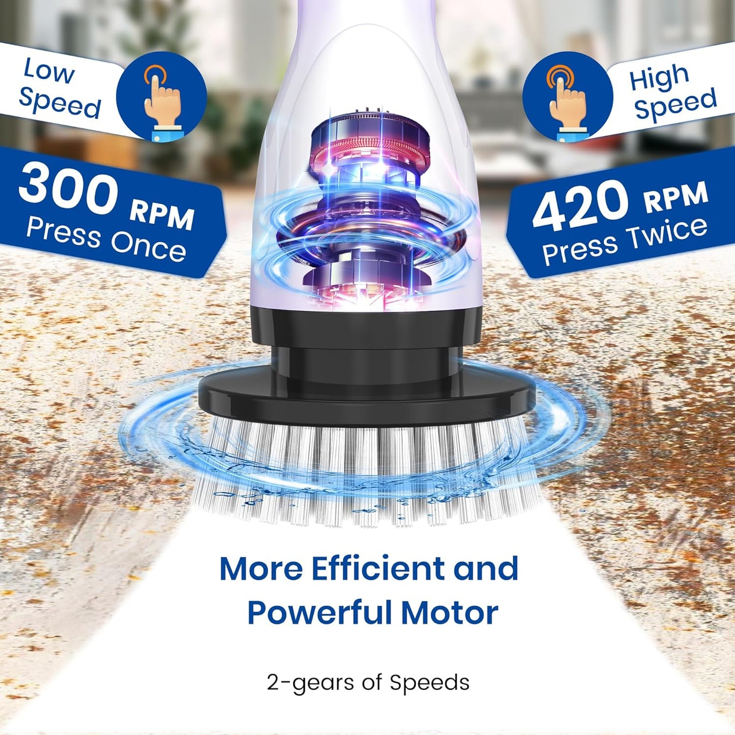 Power Scrub™ | Waterdicht, draadloos, inclusief 9 verwisselbare accessoires