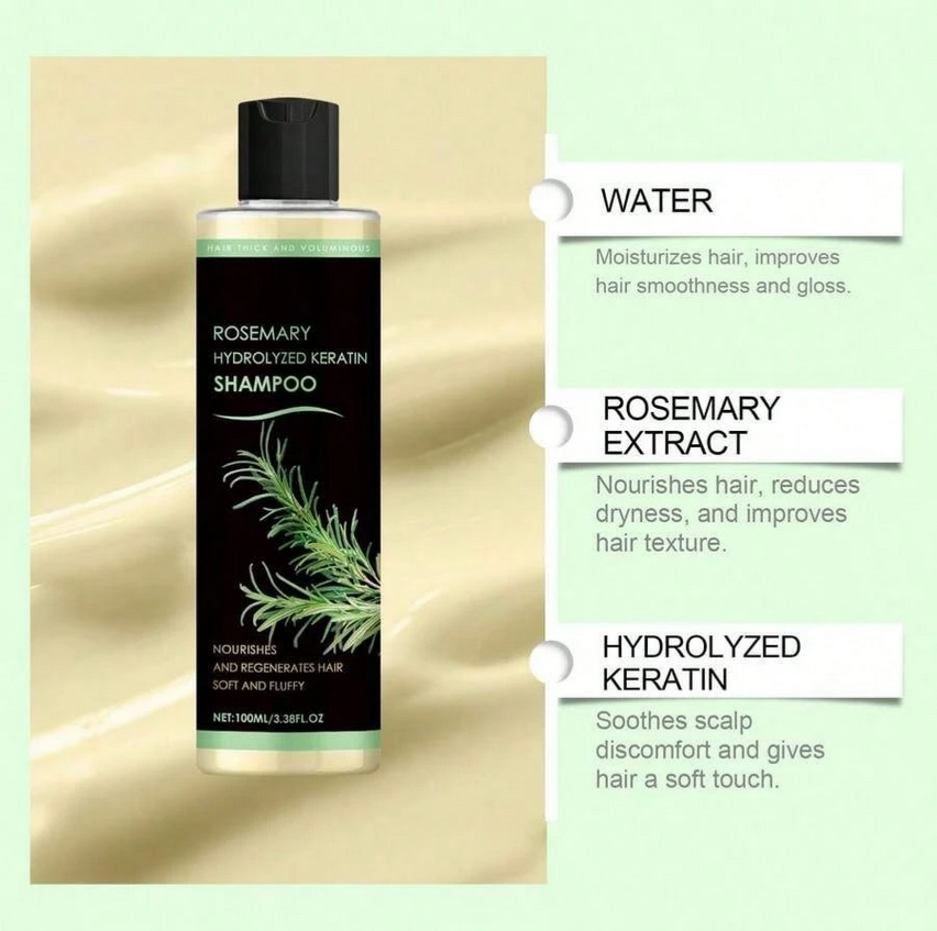 Roserevive™ | Rosemary Keratin Shampoo - 100 ml per fles