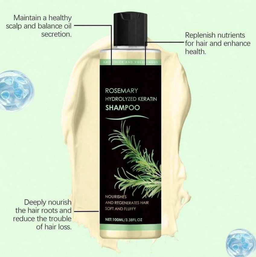 Roserevive™ | Rosemary Keratin Shampoo - 100 ml per fles