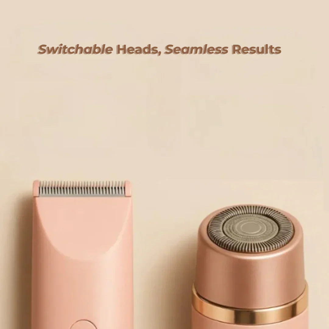 SmoothTrim™ – Precisie scheerapparaat met twee opzetstukken