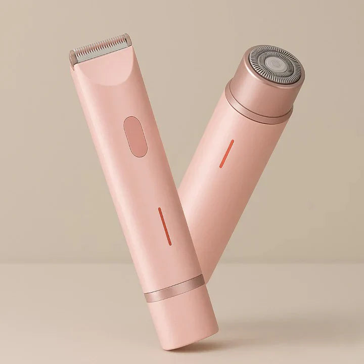 SmoothTrim™ – Precisie scheerapparaat met twee opzetstukken